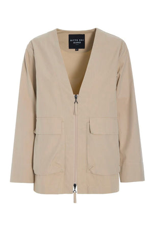 Tazuke jacka med dragkedja STONE - 266-2492-5939