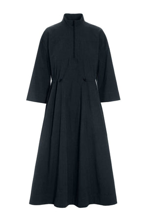Tazuke klänning med dragkedja Black - 266-2492-5938