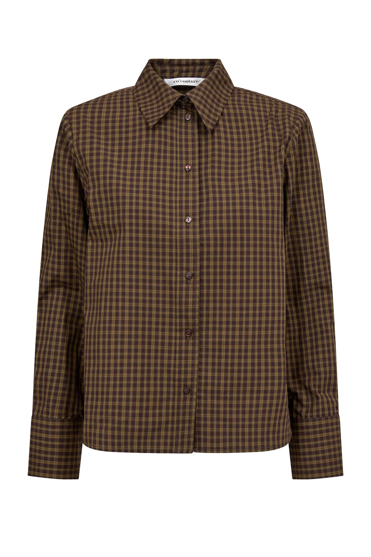 TeffaCC Padded Check Shirt 60009-Olive - 500196