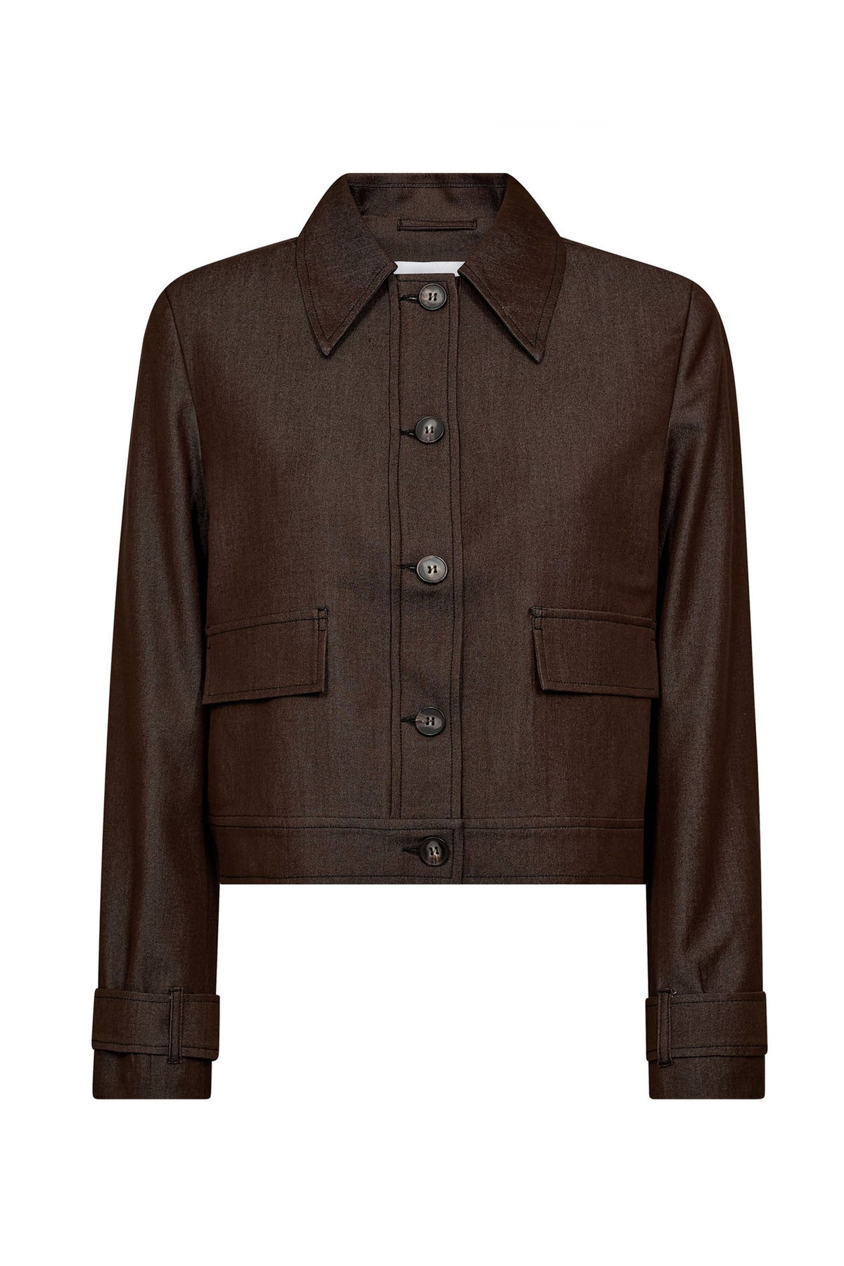 TerryCC Denimjacka 145-Mörkbrun - 30325