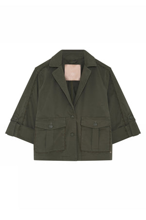Thala, kort trenchcoat 3215-Grape Leaf - 60311/6560