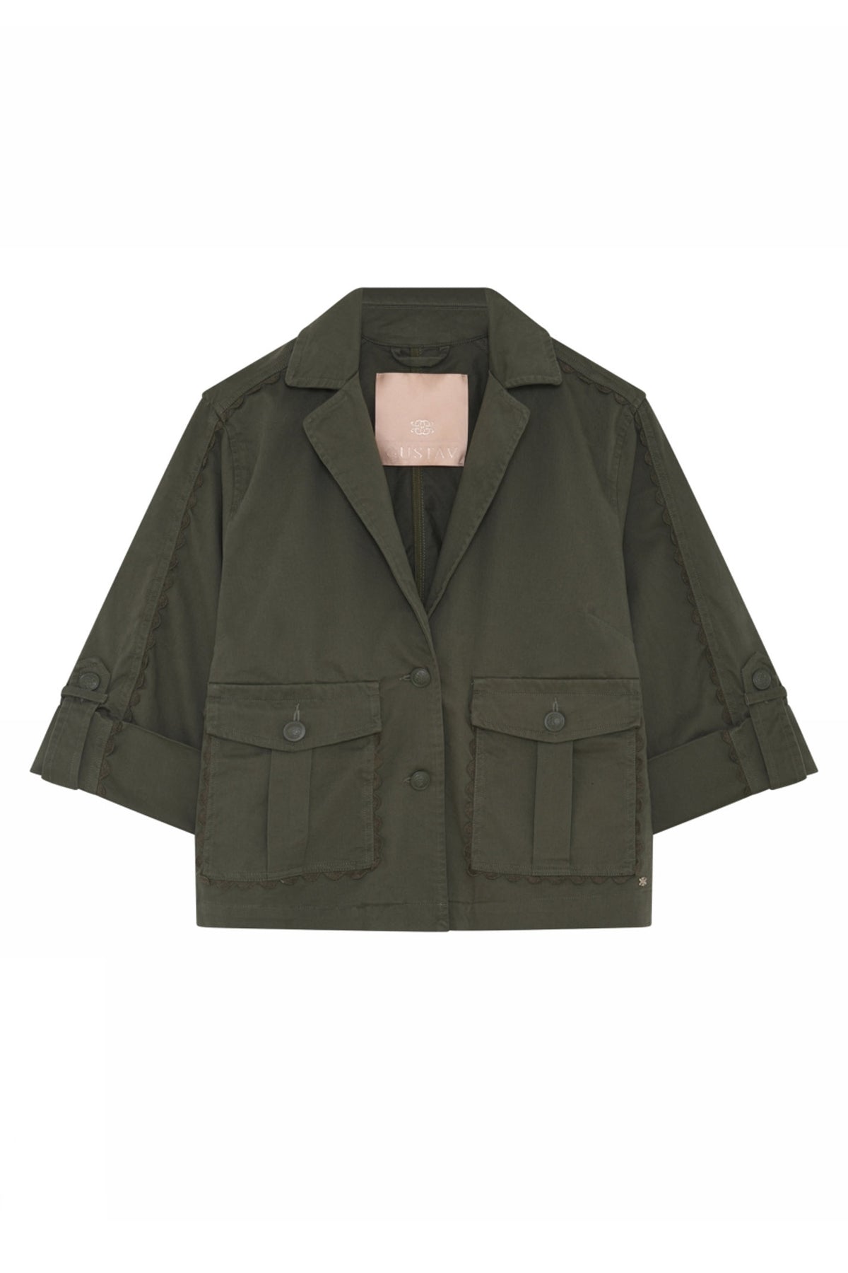 Thala, kort trenchcoat 3215-Grape Leaf - 60311/6560