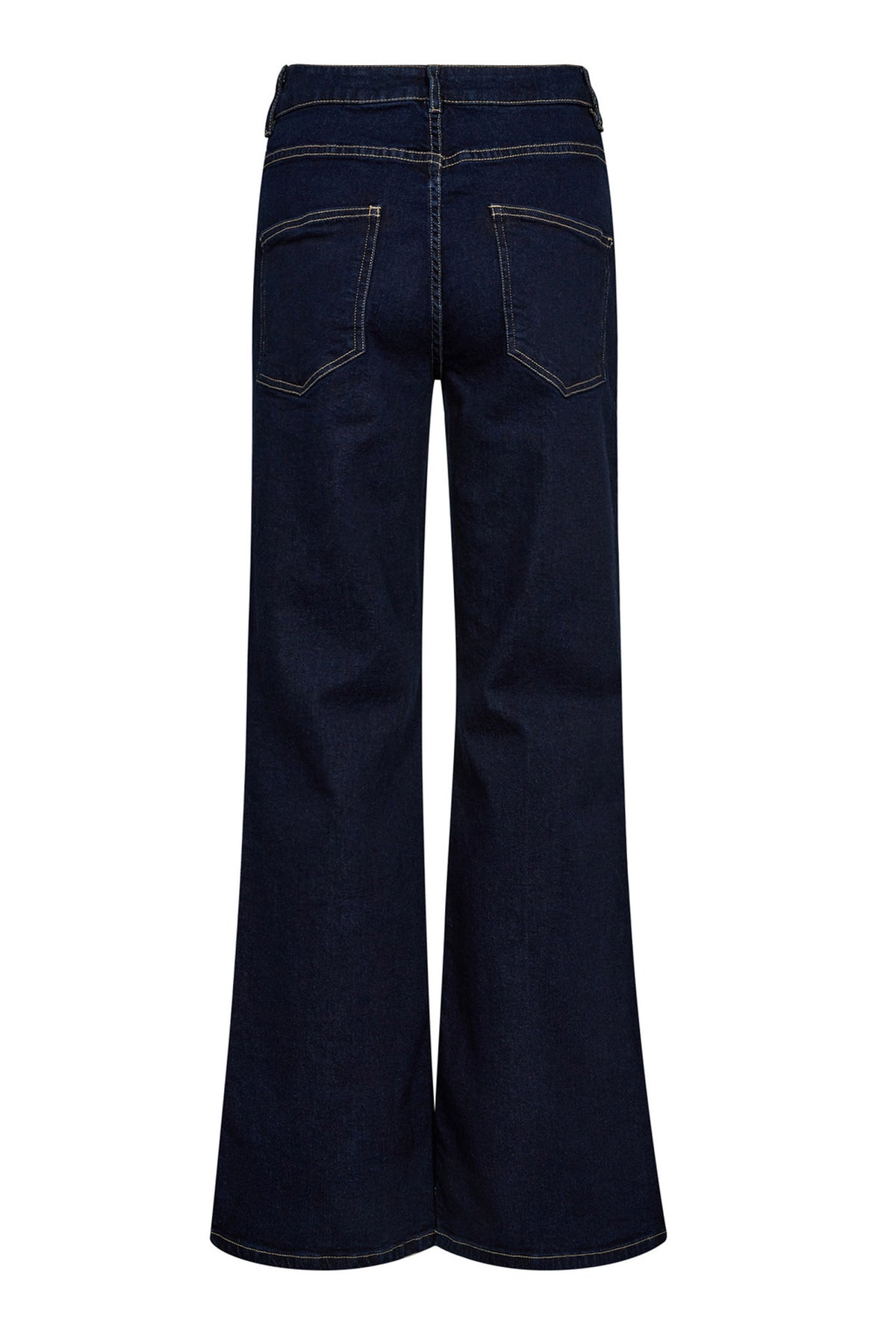 TheoCC Wide Jeans 555-Mörk denim - 31604