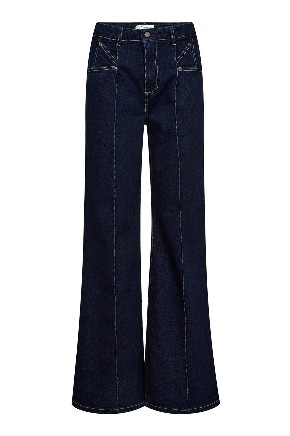 TheoCC Wide LL Jeans 555-Mörk denim - 31652
