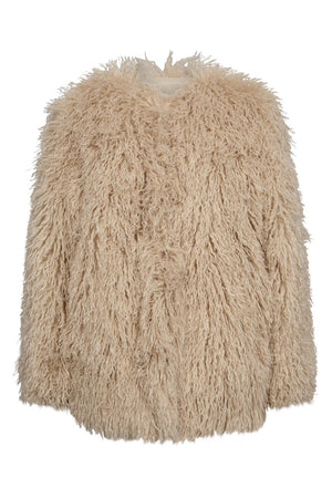 Tibet pälsjacka off-white - HL10275
