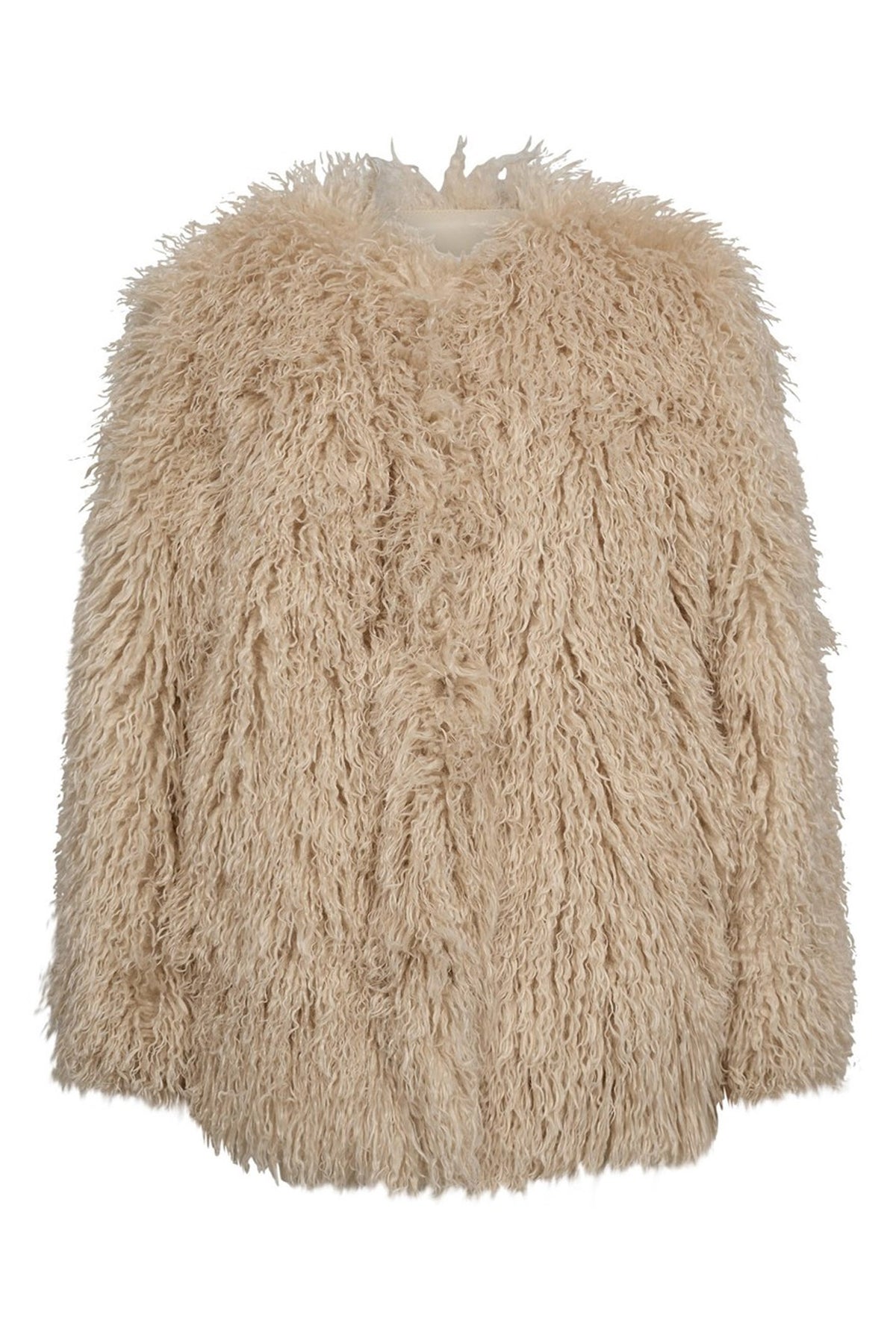 Tibet pälsjacka off-white - HL10275