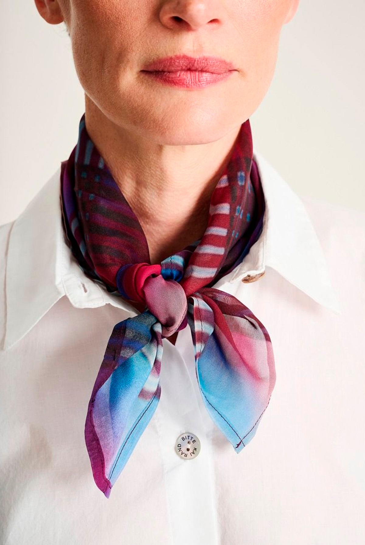 Transparent touch-sjal TARTAN - 266-5130-6010