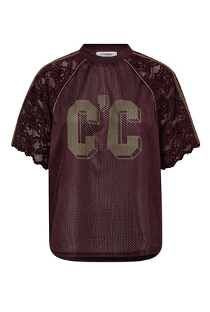 TreyCC Lace Tee 154-Walnut 45046