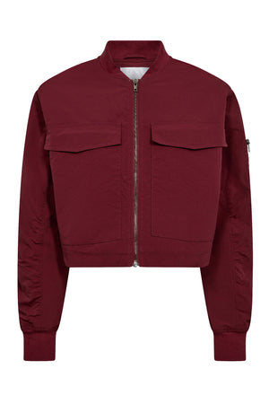 TriceCC Crop Jacket 87-Vinröd - 30060