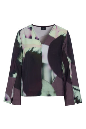Tsuki blus med v-ringning LUNAR ECLIPSE - 262-2470-5712