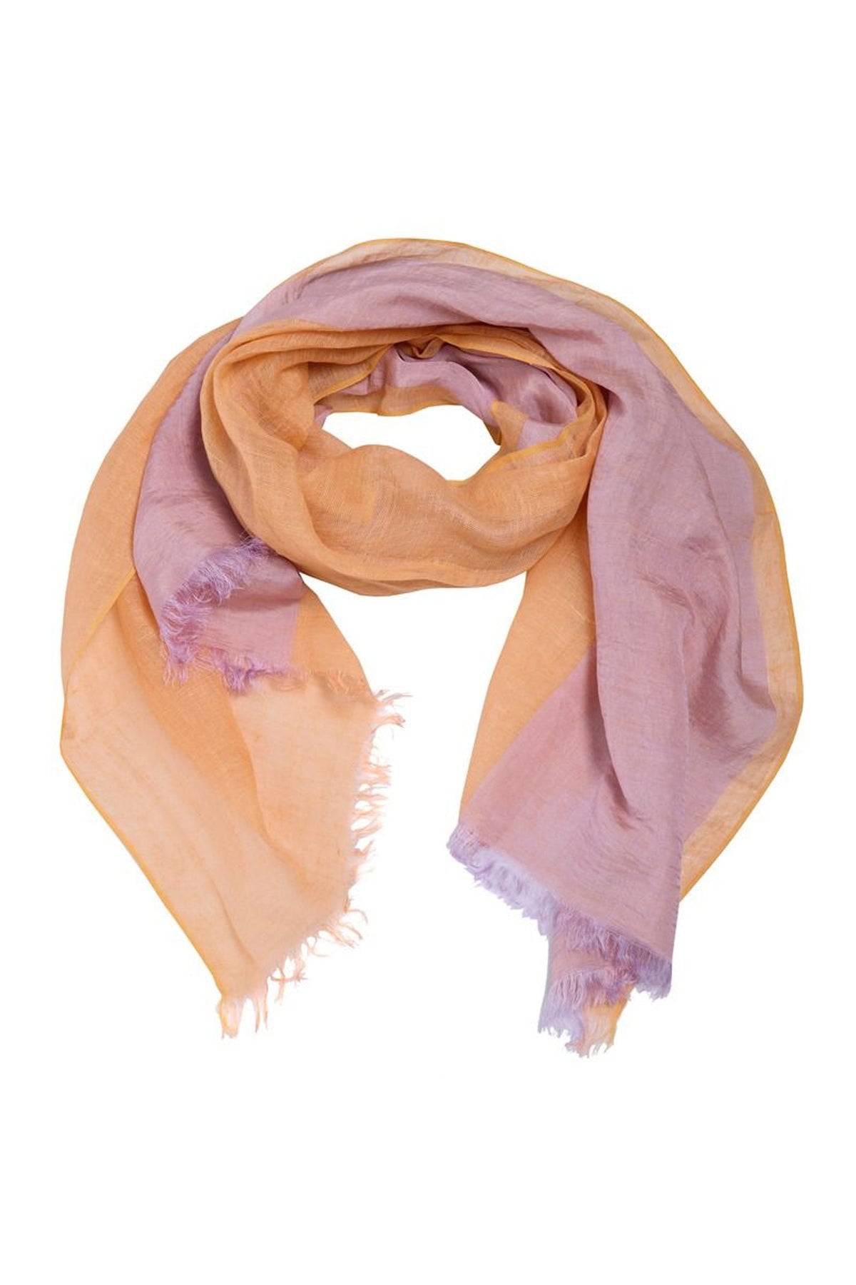 Two tone Sjal MELON/LAVENDULA - 261-5123-5751