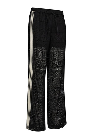 Utopia Lace Tie Tall Pant Black - HL10193