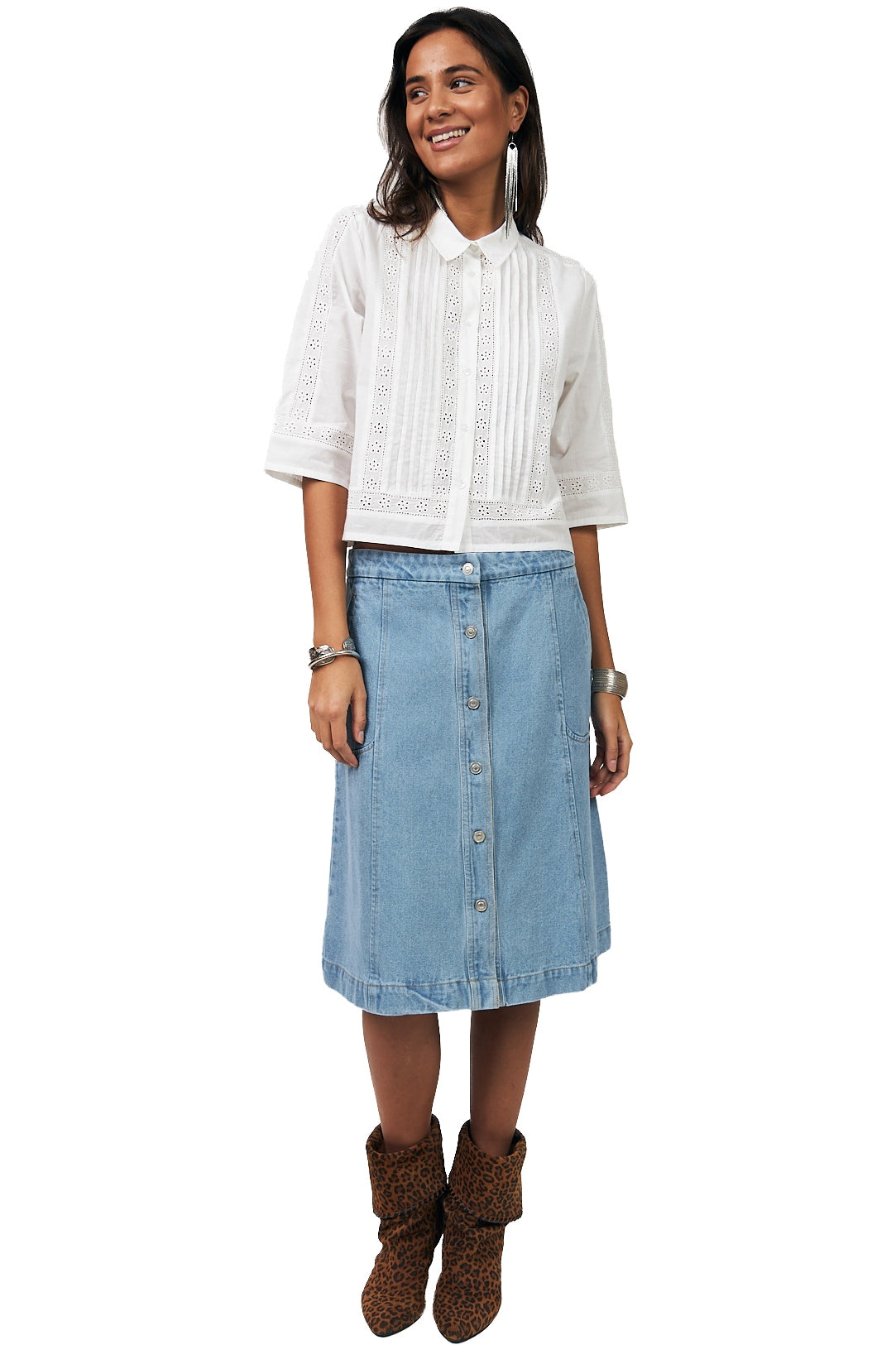 AmoraLL Skjorta 3/4 02 Creme - 26100-1000