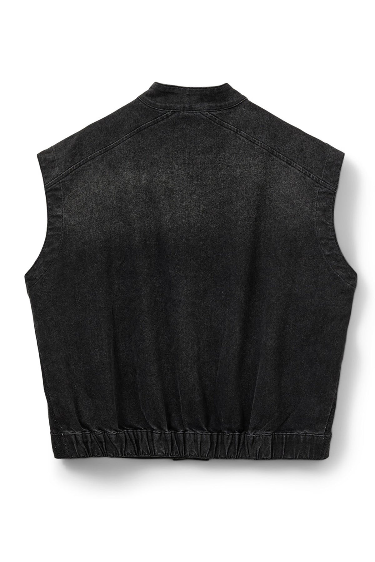 VEGASW VEST 1015 Tvättad svart - S253170