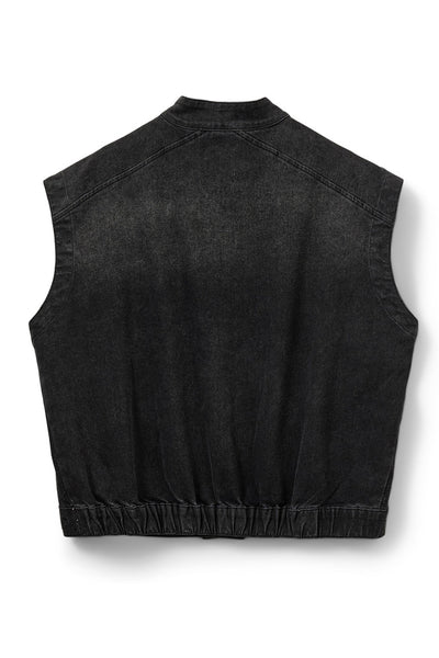 VEGASW VEST 1015 Tvättad svart - S253170 Thumbnail