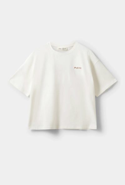 VERASW BOXY T-SHIRT 0141 White Alyssum - S262315 Thumbnail