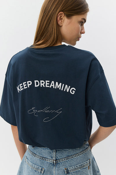 VERASW BOXY T-SHIRT 5119 Navy Blue - S261430 Thumbnail