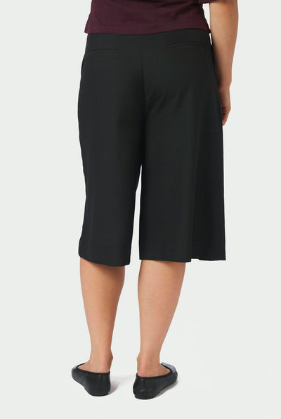 Rima Solid Shorts Black - 171228 Thumbnail