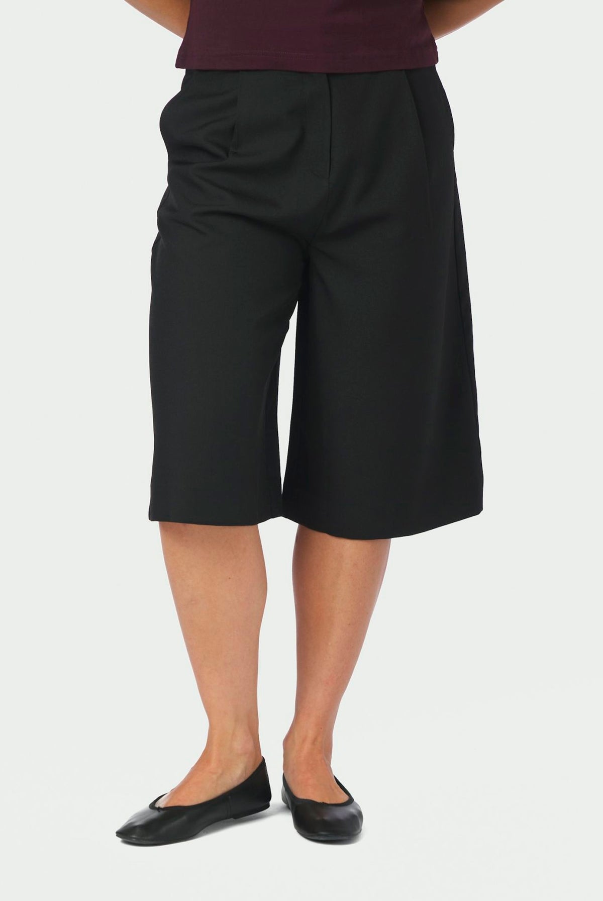 Rima Solid Shorts Black - 171228