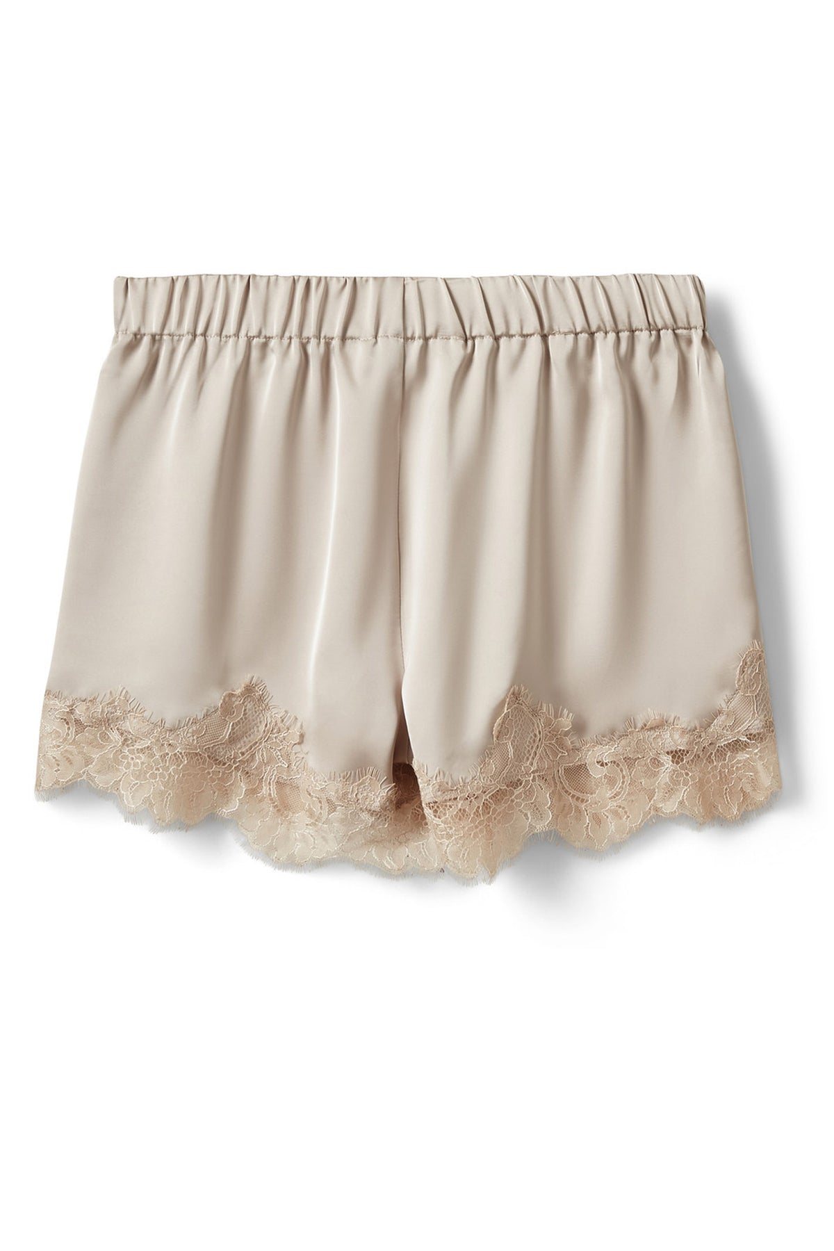 Vada spetsdetaljerade shorts Feather Gray - S262326