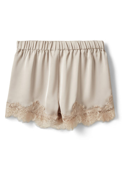 Vada spetsdetaljerade shorts Feather Gray - S262326 Thumbnail