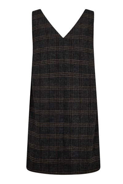 ValerieCC Spencer V-Dress 140-Mörkgrå - 36523 Thumbnail