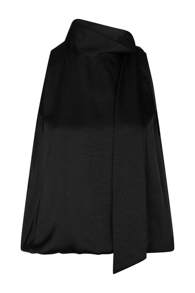 Veda Heavy Sateen Bedaz Top Svart - 167432 Thumbnail