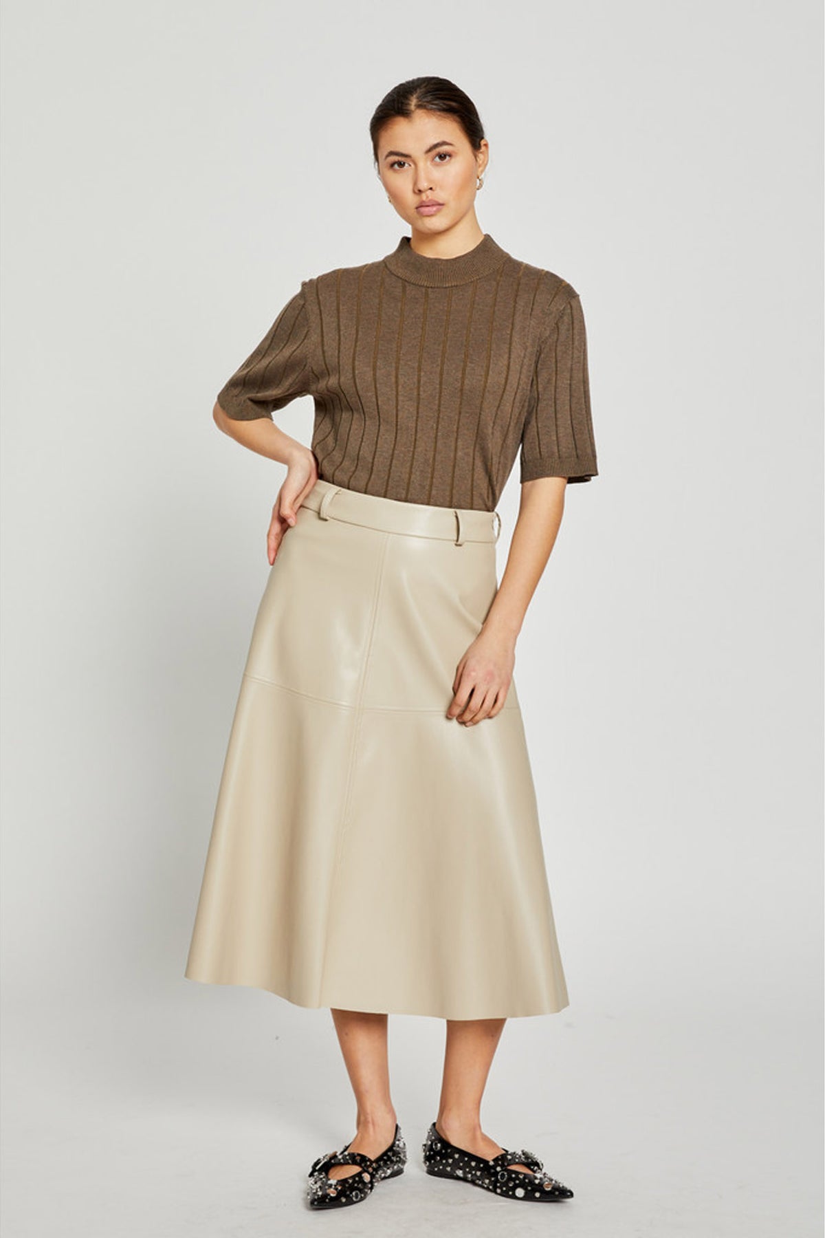 VeganiBBImma skirt Silver Cloud - BBW3073N