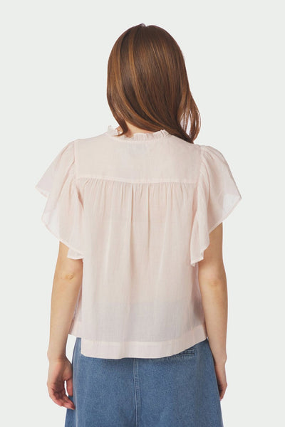 Vinsa S Voile Top LIGHT PINK - 169039 Thumbnail