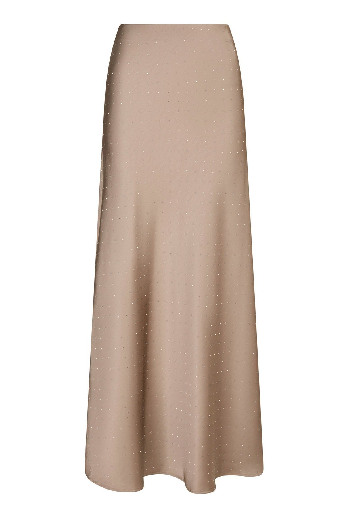 Viso Heavy Sateen Bedaz Skirt MÖRK TAUPE - 166890