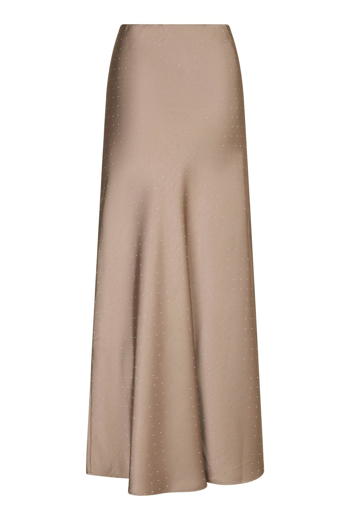 Viso Heavy Sateen Bedaz Skirt MÖRK TAUPE - 166890