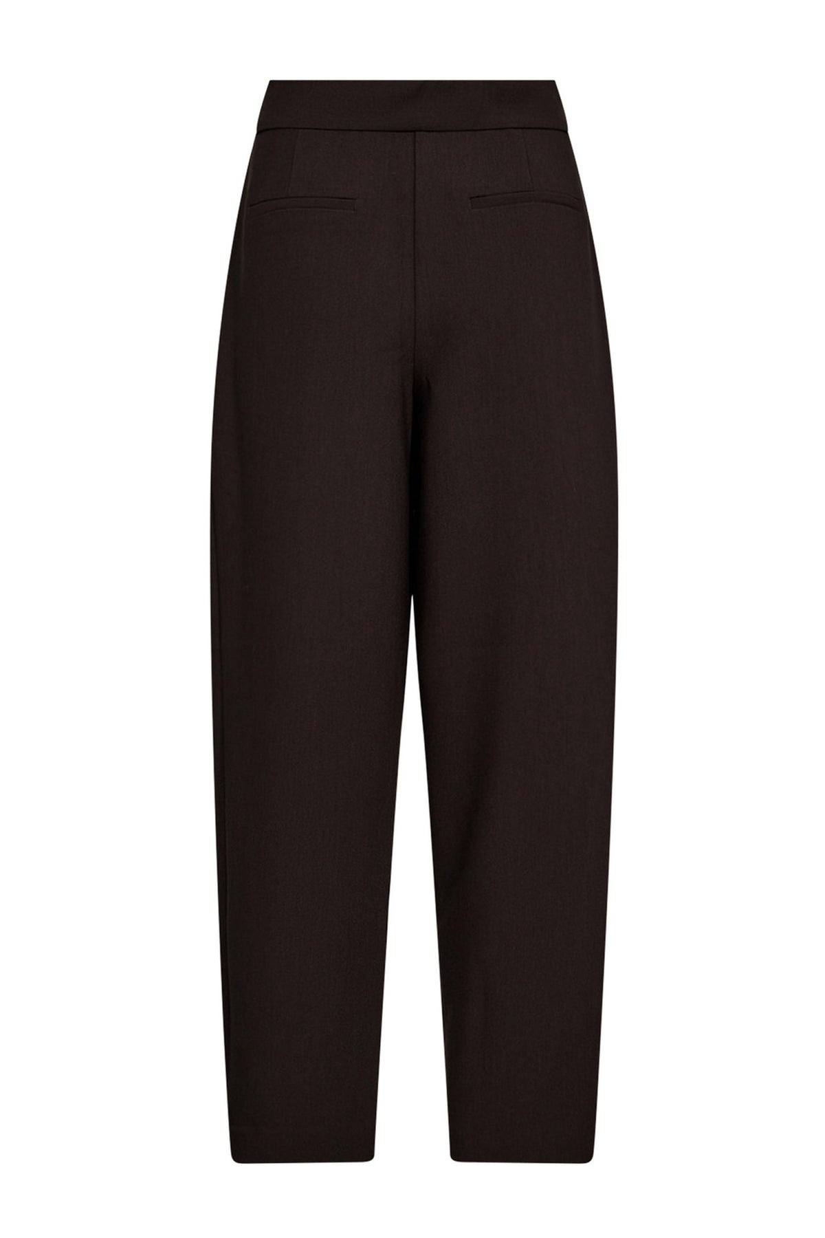 VolaCC Carrot Pleat LL Pant 145-Mörkbrun - 31561