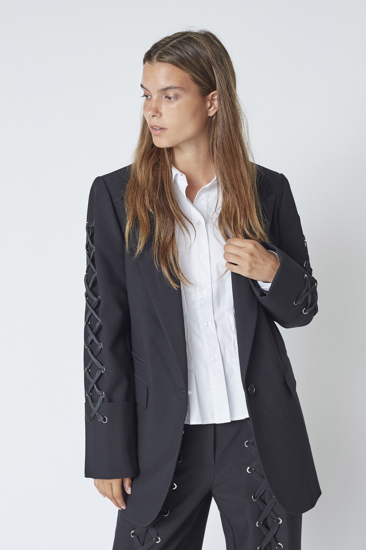 VolaCC Eyelet Blazer 96-Black - 30284