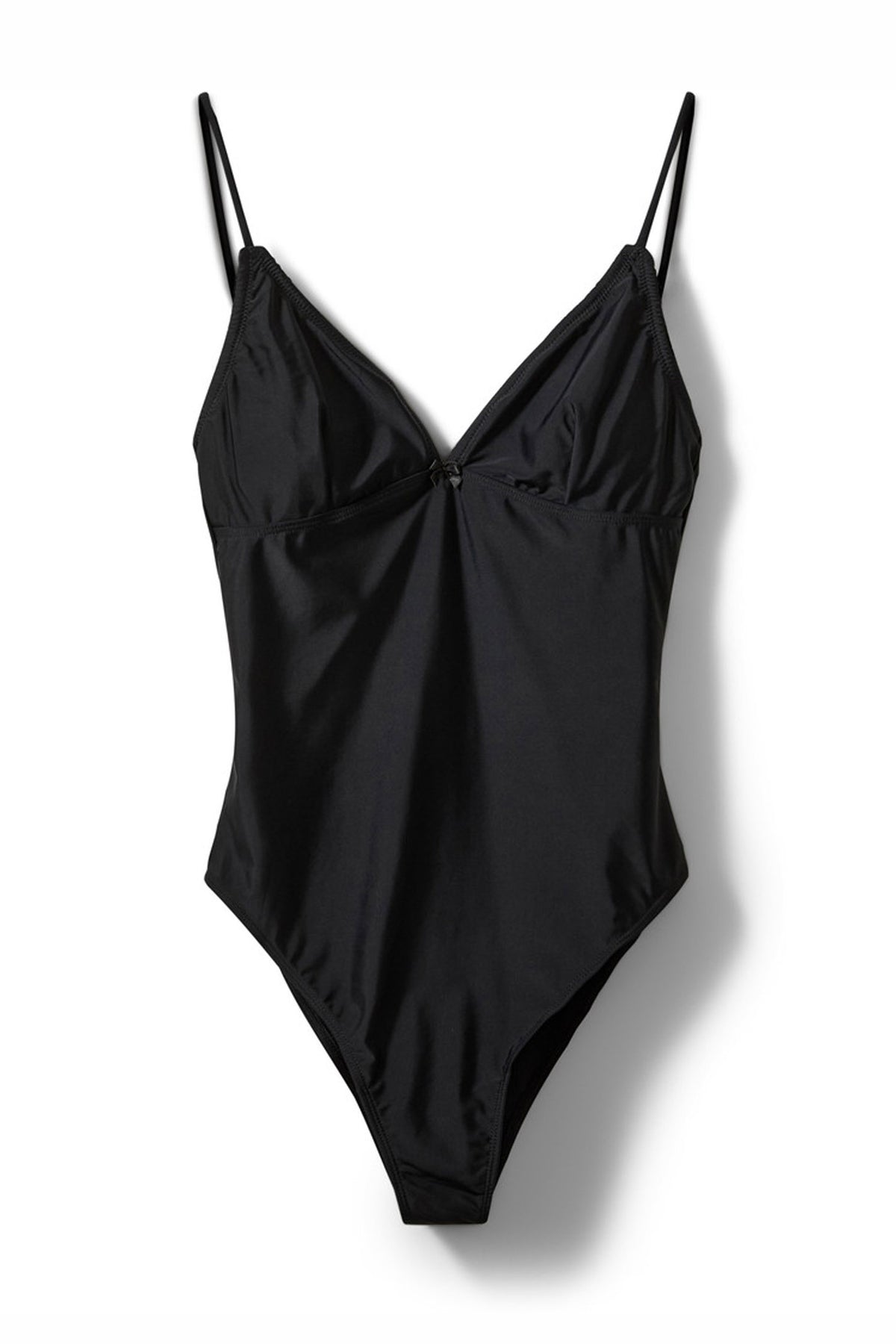 WANYASW V-NECK SWIMSUIT 1000 Svart - S261531