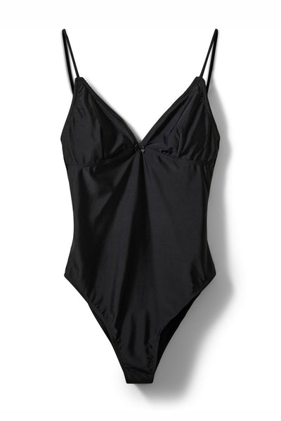 WANYASW V-NECK SWIMSUIT 1000 Svart - S261531 Thumbnail