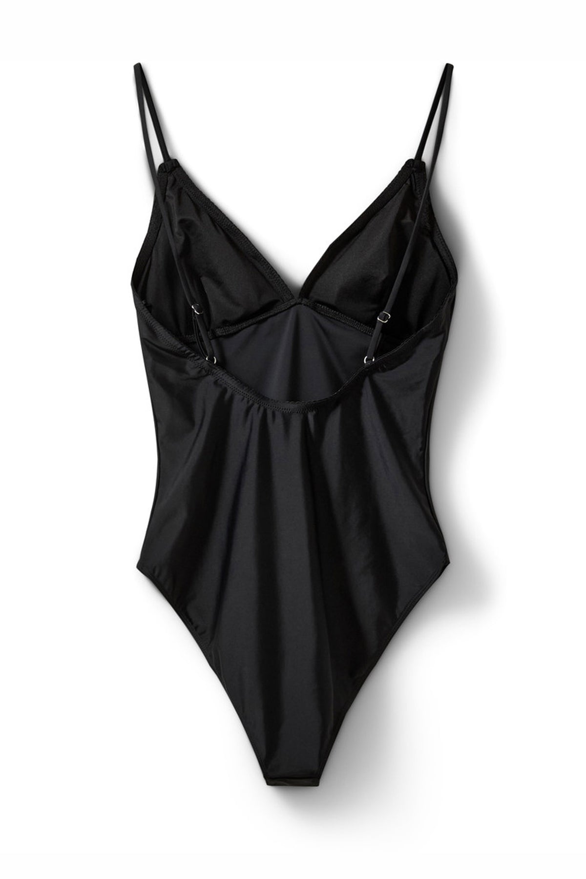 WANYASW V-NECK SWIMSUIT 1000 Svart - S261531