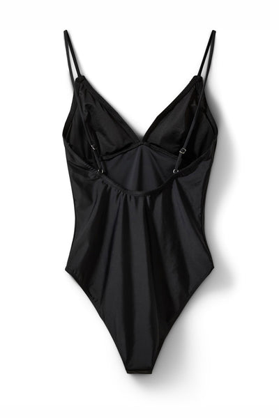 WANYASW V-NECK SWIMSUIT 1000 Svart - S261531 Thumbnail