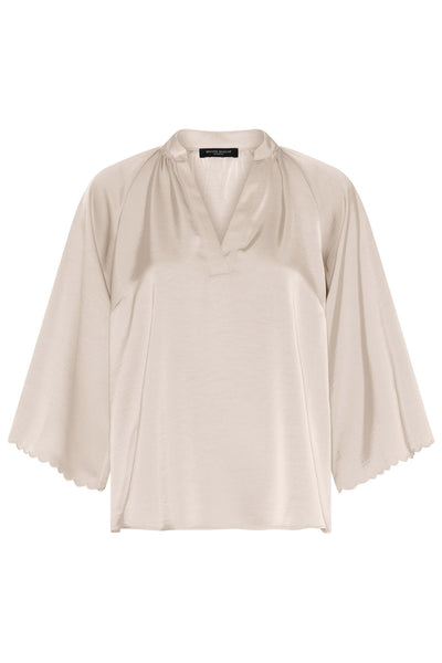 Weckiabbwinny Blus Beige - BBW5047 Thumbnail