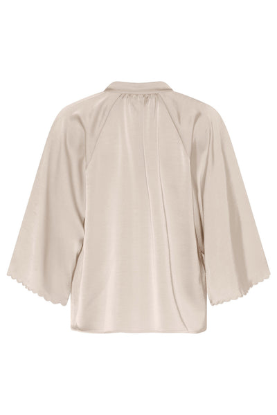 Weckiabbwinny Blus Beige - BBW5047 Thumbnail