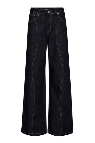 WilsonCC Wave Jeans 555-Mörk denim - 31621 Thumbnail