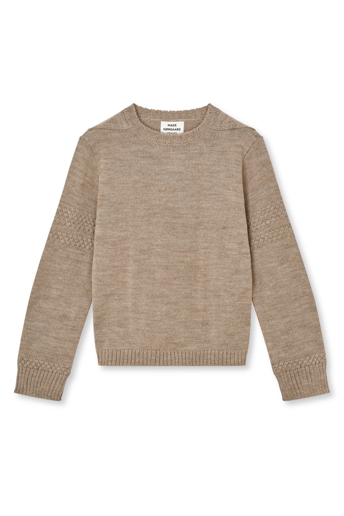 Wool Karoline Sweater BEIGE MELANGE - 205014