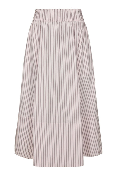Yara Long Double Stripe Skirt Rose - 169050 Thumbnail