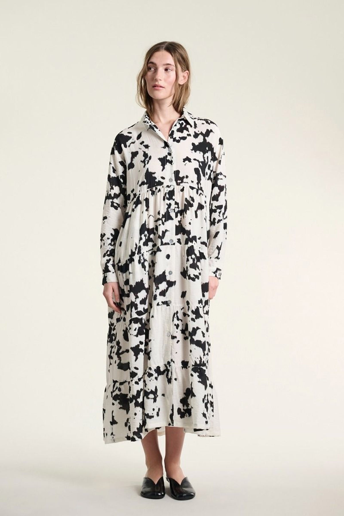 Yuri lång klänning LILY ABSTRACT LACE - 262-2470-5731