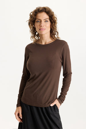 Yvonne t-shirt Brun - 16809