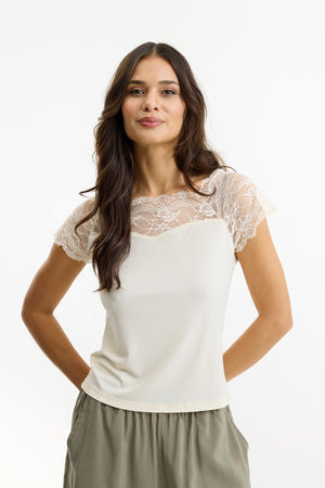 Yvonne topp OFF WHITE - 16899