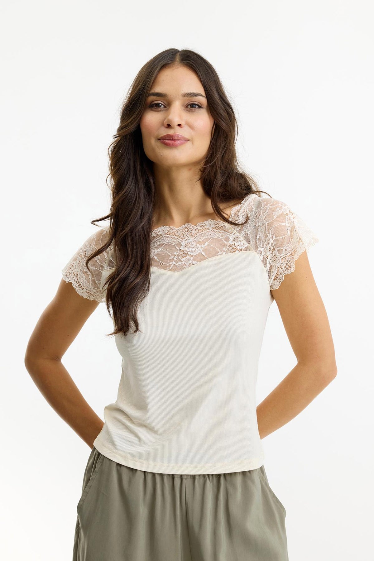 Yvonne topp OFF WHITE - 16899