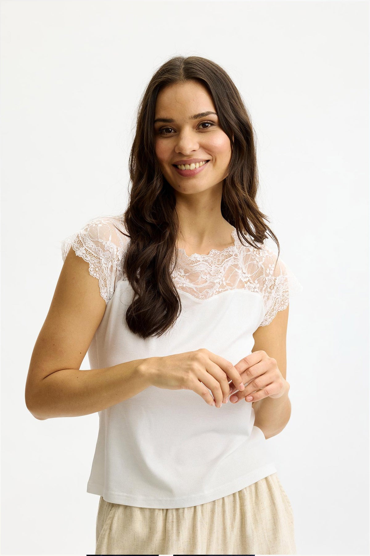 Yvonne topp vit - 16899