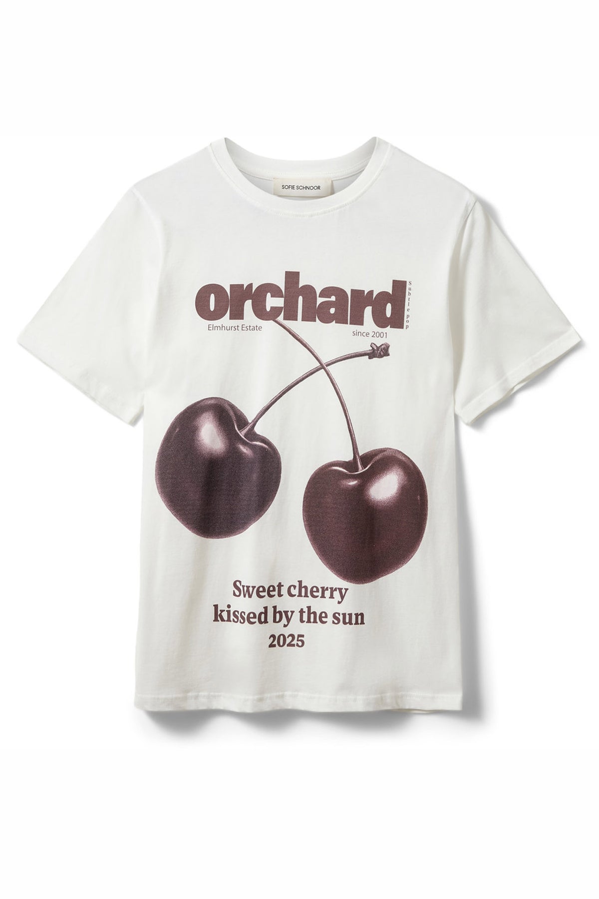 ZENASW PRINTAD T-SHIRT 0124 Snow white - S261445