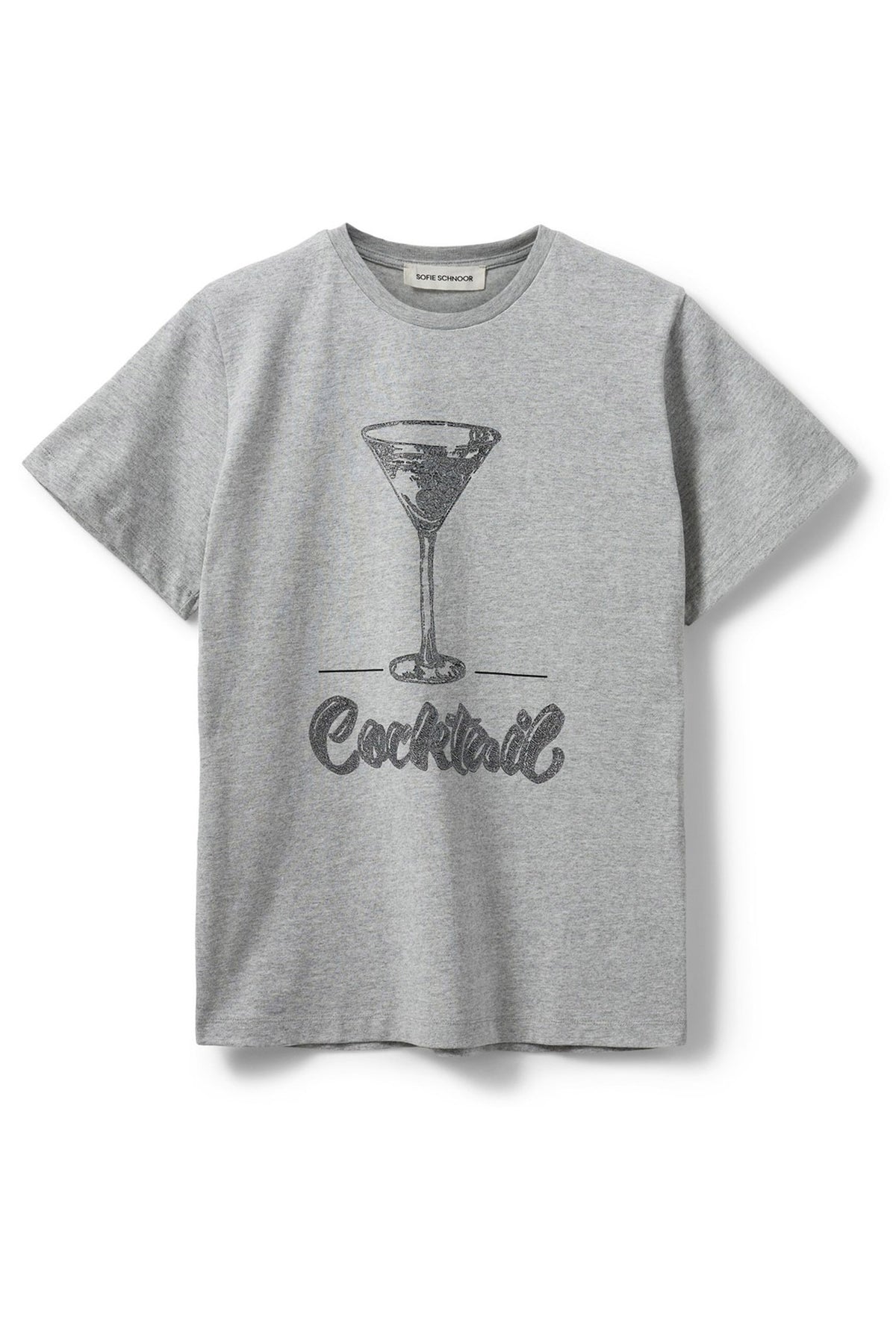 ZENASW T-SHIRT 8010 Gråmelerad - S244330