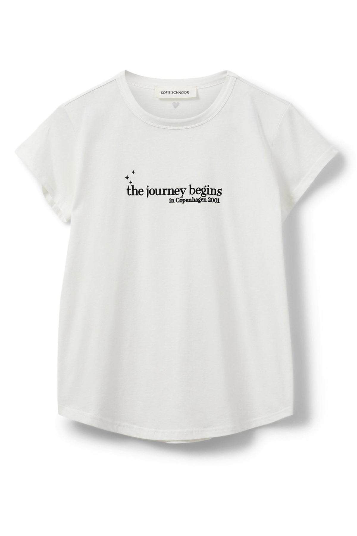 ZOEYSW T-SHIRT 0124 Snövit - S253405